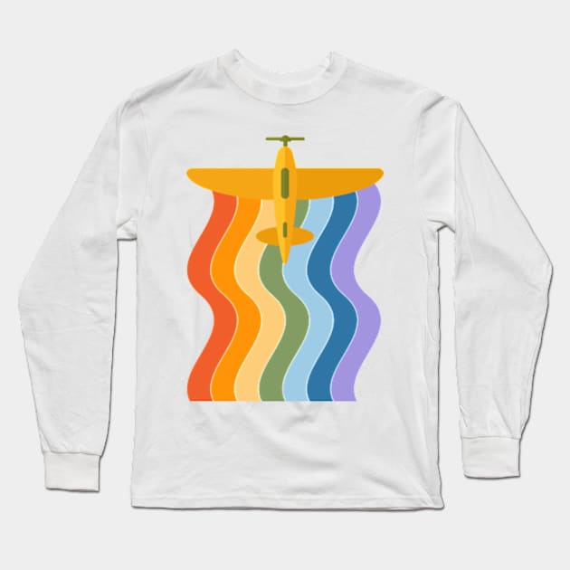 Pride Plane Long Sleeve T-Shirt by yphien